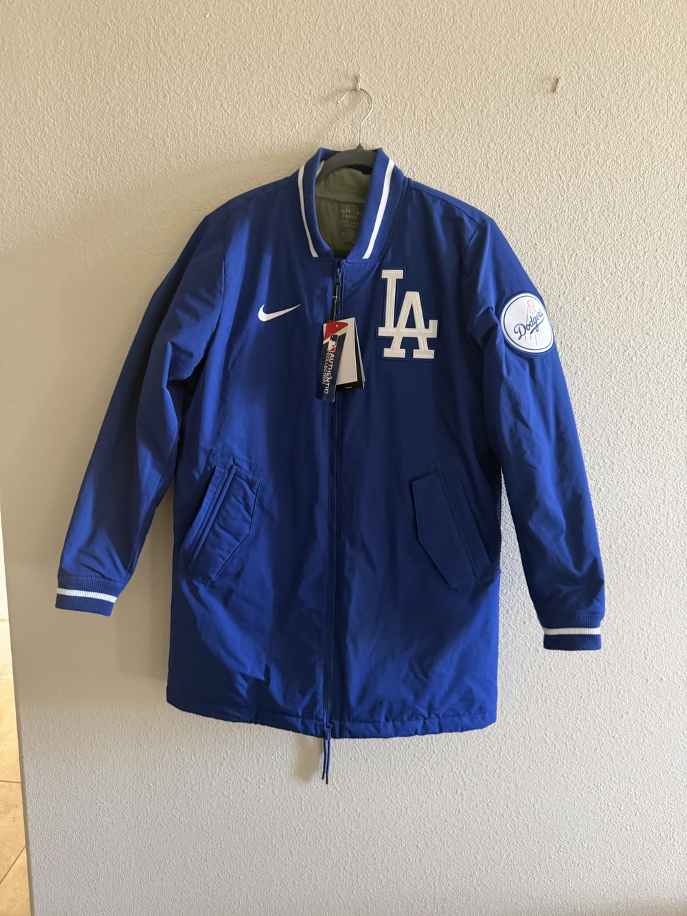 Nike Los Angeles Dodgers Blue Men Jacket